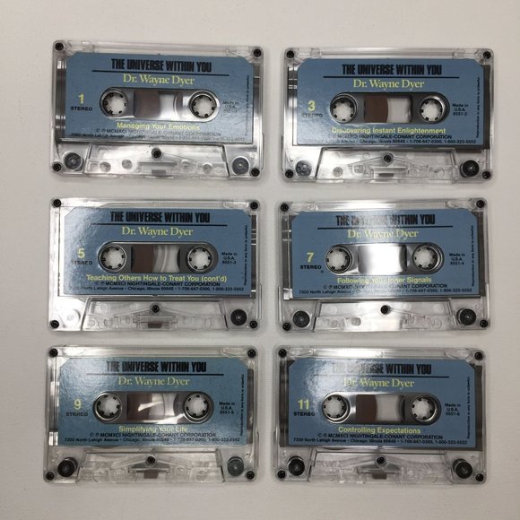 The Universe Within You Secret Source Strength Dr. Wayne Dyer 6 Cassettes Set - Picture 4 of 6